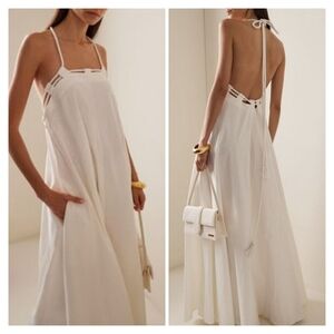 Commense Cotton Linen Maxi Dress XS